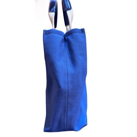 Dolce & Gabbana Canvas Tote Bag - Blue & White - Small Luxury Designer - Picture 6 of 7